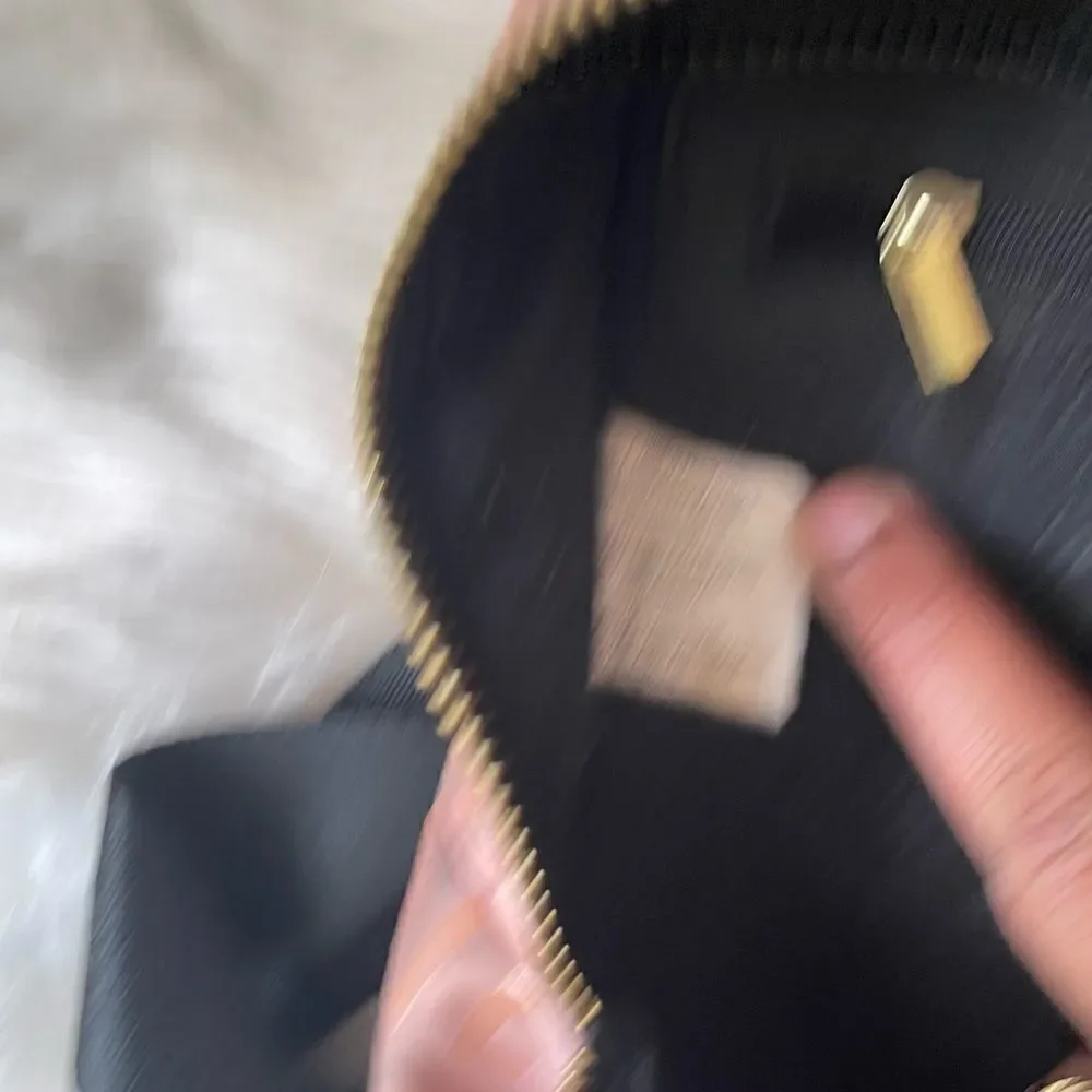 Steve Madden pink logo Nylon backpack with black straps & gold tone accents